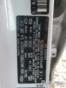 Zdjęcie 13 z 15 samochodu: 2017 KIA FORTE LX VIN:3KPFK4A75HE058275 - miniatura
