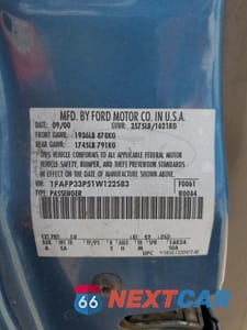 Zdjęcie 12 z 13 samochodu: 2001 FORD FOCUS LX VIN:1FAFP33P51W122583 - miniatura