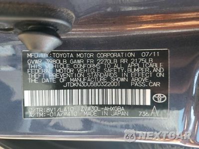 Zdjęcie 12 z 12 samochodu: 2011 TOYOTA PRIUS VIN:JTDKN3DU5B0322001 - miniatura