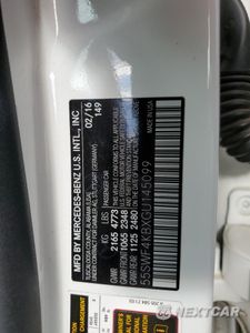Zdjęcie 14 z 14 samochodu: 2016 MERCEDES-BENZ C 300 4MATIC VIN:55SWF4KBXGU145099 - miniatura