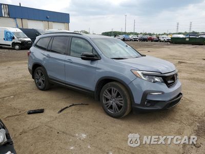 Czwarte zdjęcie samochodu z boku: 2022 HONDA PILOT SPORT VIN:5FNYF6H37NB077122 - miniatura