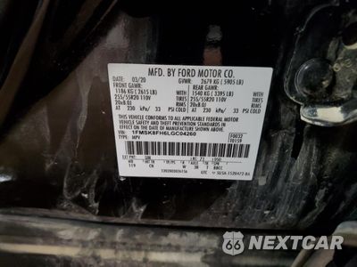 Zdjęcie 13 z 14 samochodu: 2020 FORD EXPLORER LIMITED VIN:1FMSK8FH6LGC04260 - miniatura