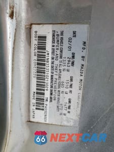 Zdjęcie 12 z 12 samochodu: 2001 MAZDA MX-5 MIATA BASE VIN:JM1NB353510213029 - miniatura