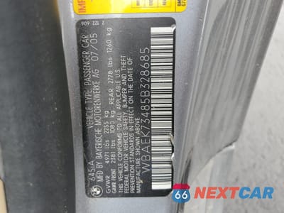 Zdjęcie 13 z 13 samochodu: 2005 BMW 645 CI AUTOMATIC VIN:WBAEK73485B328685 - miniatura