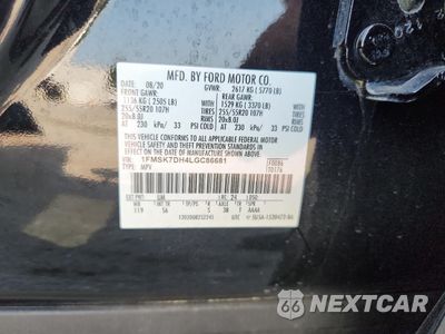 Zdjęcie 13 z 16 samochodu: 2020 FORD EXPLORER XLT VIN:1FMSK7DH4LGC86681 - miniatura