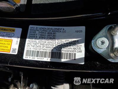 Zdjęcie 13 z 13 samochodu: 2024 HONDA ACCORD HYBRID SPORT-L VIN:1HGCY2F74RA012005 - miniatura