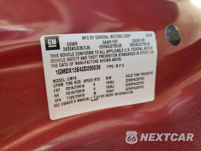 Zdjęcie 13 z 15 samochodu: 2002 PONTIAC MONTANA LUXURY VIN:1GMDX13E42D295038 - miniatura