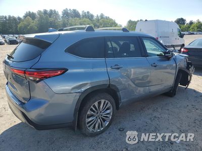 Trzecie zdjęcie samochodu z tyłu: 2023 TOYOTA HIGHLANDER L VIN:5TDKDRBH9PS510858 - miniatura