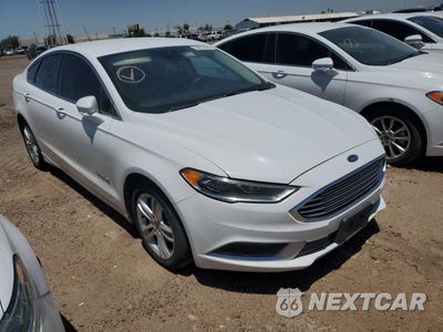 Czwarte zdjęcie samochodu z boku: 2018 FORD FUSION SE HYBRID VIN:3FA6P0LU6JR118887 - miniatura