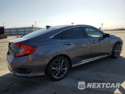 Trzecie zdjęcie samochodu z tyłu: 2020 HONDA CIVIC EXL VIN:19XFC1F72LE213877 - miniatura
