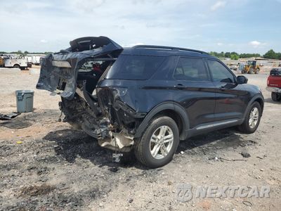 Trzecie zdjęcie samochodu z tyłu: 2020 FORD EXPLORER XLT VIN:1FMSK8DH5LGC58099 - miniatura