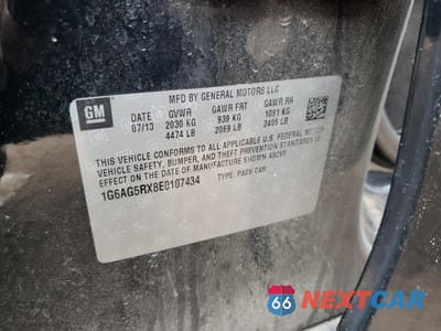 Zdjęcie 12 z 13 samochodu: 2014 CADILLAC ATS VIN:1G6AG5RX8E0107434 - miniatura