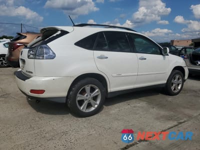 Trzecie zdjęcie samochodu z tyłu: 2008 LEXUS RX 400H VIN:JTJHW31U582852927 - miniatura