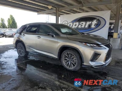 Czwarte zdjęcie samochodu z boku: 2022 LEXUS RX 350 F SPORT VIN:2T2SZMDA6NC351903 - miniatura