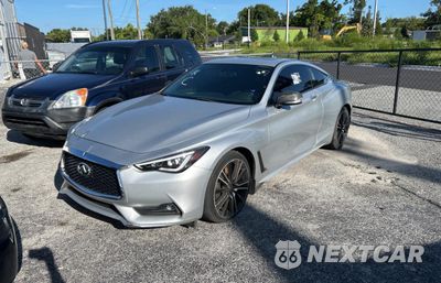Drugie zdjęcie samochodu z przodu: 2018 INFINITI Q60 LUXE 300 VIN:JN1EV7EL8JM390460 - miniatura