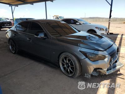 Czwarte zdjęcie samochodu z boku: 2014 INFINITI Q50 BASE VIN:JN1BV7AP8EM678108 - miniatura
