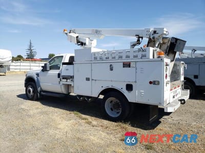 Drugie zdjęcie samochodu z przodu: 2008 FORD F-450 SD - BOOM TRUCK *** PRIOR FLEET *** VIN:1FD4F46Y48EE09598 - miniatura