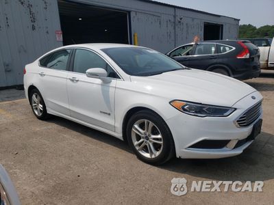 Czwarte zdjęcie samochodu z boku: 2018 FORD FUSION SE HYBRID VIN:3FA6P0LU4JR129872 - miniatura