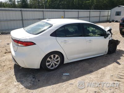 Trzecie zdjęcie samochodu z tyłu: 2021 TOYOTA COROLLA LE VIN:JTDEPMAE1MJ135135 - miniatura