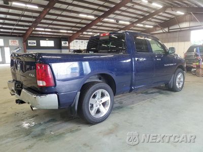 Trzecie zdjęcie samochodu z tyłu: 2012 DODGE RAM 1500 SLT VIN:1C6RD7GT6CS254395 - miniatura