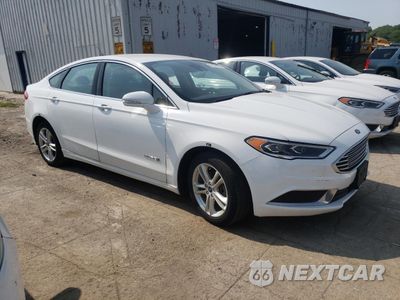 Czwarte zdjęcie samochodu z boku: 2018 FORD FUSION SE HYBRID VIN:3FA6P0LU7JR118736 - miniatura