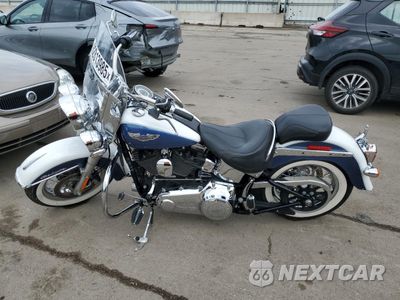 Trzecie zdjęcie samochodu z tyłu: 2015 HARLEY-DAVIDSON FLSTN SOFTAIL DELUXE VIN:1HD1JDV19FB014789 - miniatura