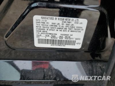 Zdjęcie 12 z 12 samochodu: 2022 INFINITI Q50 SENSORY VIN:JN1EV7CR7NM341554 - miniatura