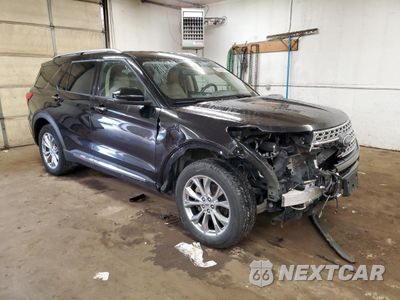 Czwarte zdjęcie samochodu z boku: 2020 FORD EXPLORER LIMITED VIN:1FMSK8FH6LGC04260 - miniatura