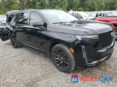 Czwarte zdjęcie samochodu z boku: 2023 CADILLAC ESCALADE ESV SPORT VIN:1GYS4PKL8PR499059 - miniatura