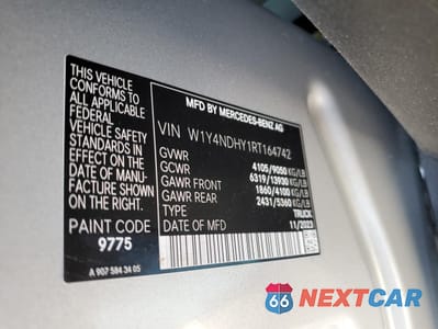 Zdjęcie 14 z 15 samochodu: 2024 MERCEDES-BENZ SPRINTER 2500 VIN:W1Y4NDHY1RT164742 - miniatura