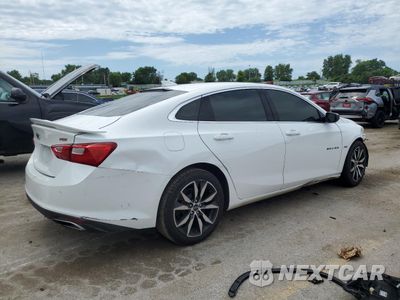 Trzecie zdjęcie samochodu z tyłu: 2021 CHEVROLET MALIBU RS VIN:1G1ZG5ST4MF042626 - miniatura