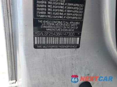 Zdjęcie 13 z 15 samochodu: 2008 LAND ROVER RANGE ROVER SPORT HSE VIN:SALSF25438A147300 - miniatura