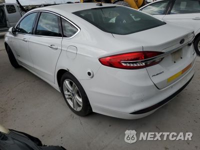 Drugie zdjęcie samochodu z przodu: 2018 FORD FUSION SE HYBRID VIN:3FA6P0LU4JR118628 - miniatura