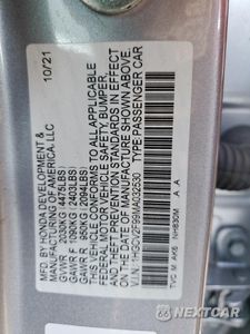Zdjęcie 12 z 14 samochodu: 2021 HONDA ACCORD TOURING VIN:1HGCV2F99MA032530 - miniatura