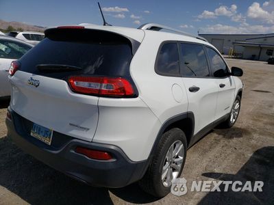 Trzecie zdjęcie samochodu z tyłu: 2015 JEEP CHEROKEE SPORT VIN:1C4PJLAB2FW689249 - miniatura