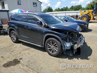 Czwarte zdjęcie samochodu z boku: 2018 TOYOTA HIGHLANDER SE VIN:5TDJZRFH0JS554102 - miniatura