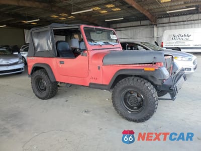 Czwarte zdjęcie samochodu z boku: 1990 JEEP WRANGLER / YJ VIN:2J4FY29T6LJ519617 - miniatura