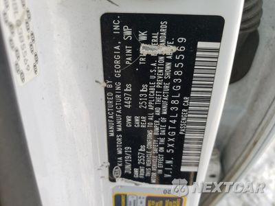 Zdjęcie 12 z 12 samochodu: 2020 KIA OPTIMA LX VIN:5XXGT4L38LG385569 - miniatura