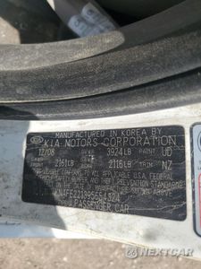 Zdjęcie 12 z 12 samochodu: 2009 KIA SPECTRA EX VIN:KNAFE221395654324 - miniatura