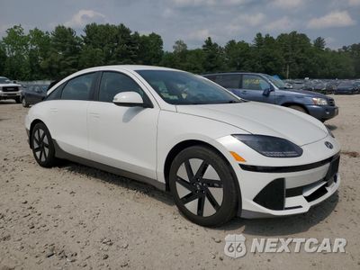 Czwarte zdjęcie samochodu z boku: 2024 HYUNDAI IONIQ 6 SE VIN:KMHM24AC6RA080063 - miniatura