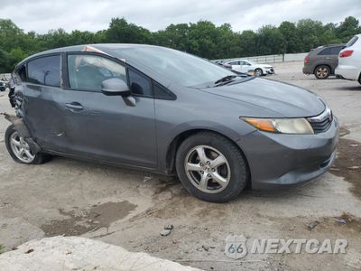 Czwarte zdjęcie samochodu z boku: 2012 HONDA CIVIC NATURAL GAS VIN:19XFB5F52CE003336 - miniatura