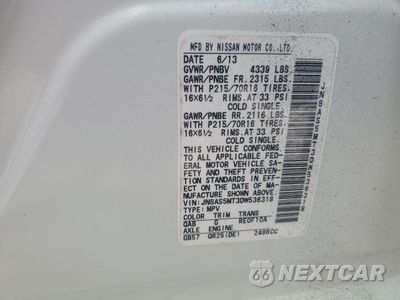 Zdjęcie 13 z 15 samochodu: 2013 NISSAN ROGUE S VIN:JN8AS5MT3DW536318 - miniatura