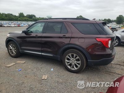 Drugie zdjęcie samochodu z przodu: 2020 FORD EXPLORER XLT VIN:1FMSK8DH5LGA46299 - miniatura