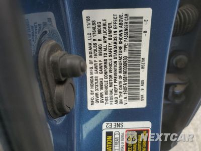 Zdjęcie 12 z 14 samochodu: 2009 HONDA CIVIC EX VIN:19XFA16819E000930 - miniatura