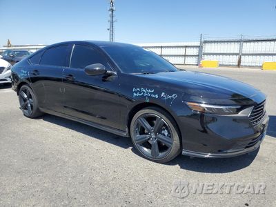 Czwarte zdjęcie samochodu z boku: 2024 HONDA ACCORD HYBRID SPORT-L VIN:1HGCY2F74RA012005 - miniatura