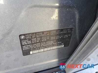 Zdjęcie 13 z 13 samochodu: 2010 BMW X5 XDRIVE30I VIN:5UXFE4C53AL384414 - miniatura