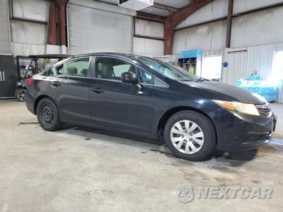 Czwarte zdjęcie samochodu z boku: 2012 HONDA CIVIC LX VIN:19XFB2F5XCE352825 - miniatura