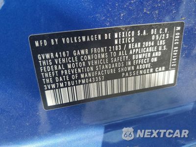 Zdjęcie 13 z 13 samochodu: 2023 VOLKSWAGEN JETTA SE VIN:3VW7M7BU1PM043357 - miniatura