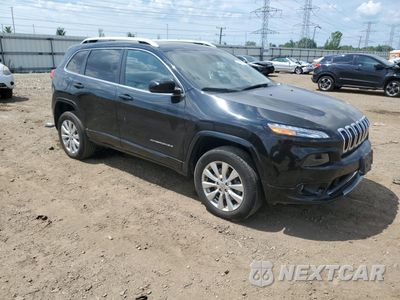Czwarte zdjęcie samochodu z boku: 2017 JEEP CHEROKEE OVERLAND VIN:1C4PJMJS7HW557791 - miniatura