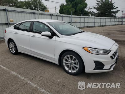 Czwarte zdjęcie samochodu z boku: 2020 FORD FUSION SE VIN:3FA6P0LU2LR119103 - miniatura